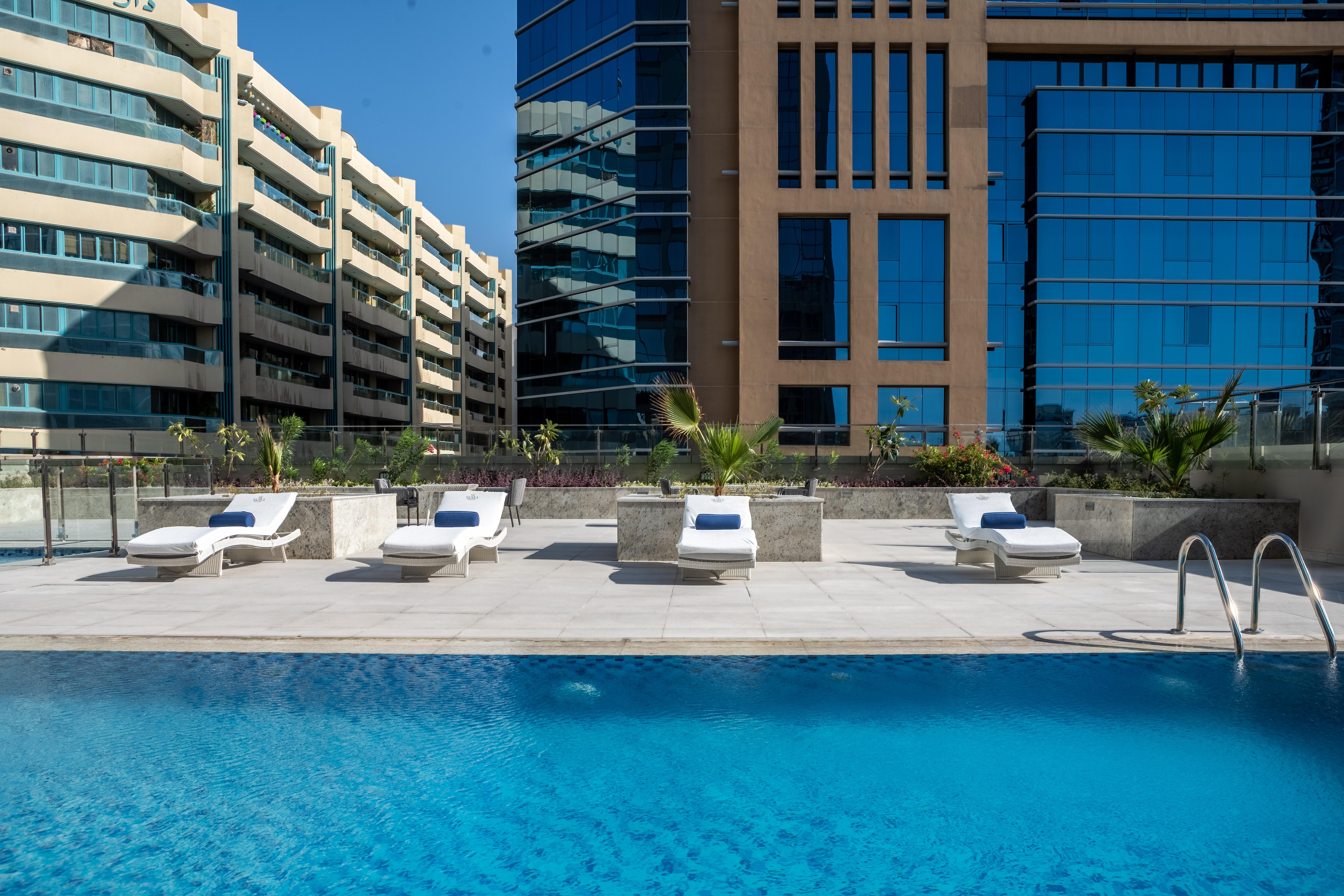 Suha Mina Rashid Hotel Apartments Dubai Eksteriør billede