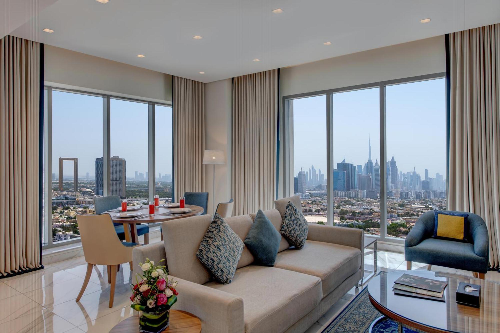 Suha Mina Rashid Hotel Apartments Dubai Eksteriør billede