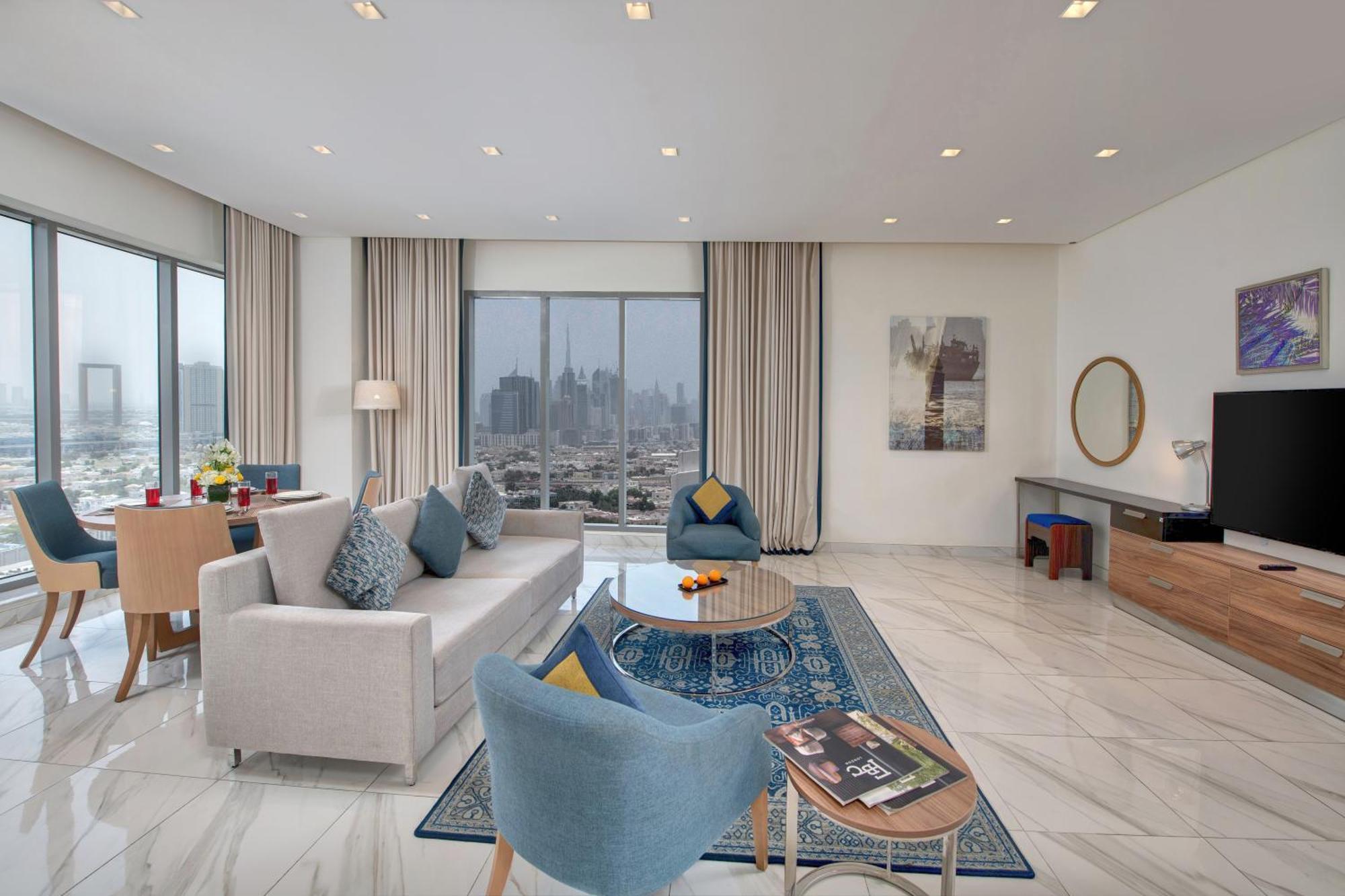 Suha Mina Rashid Hotel Apartments Dubai Eksteriør billede