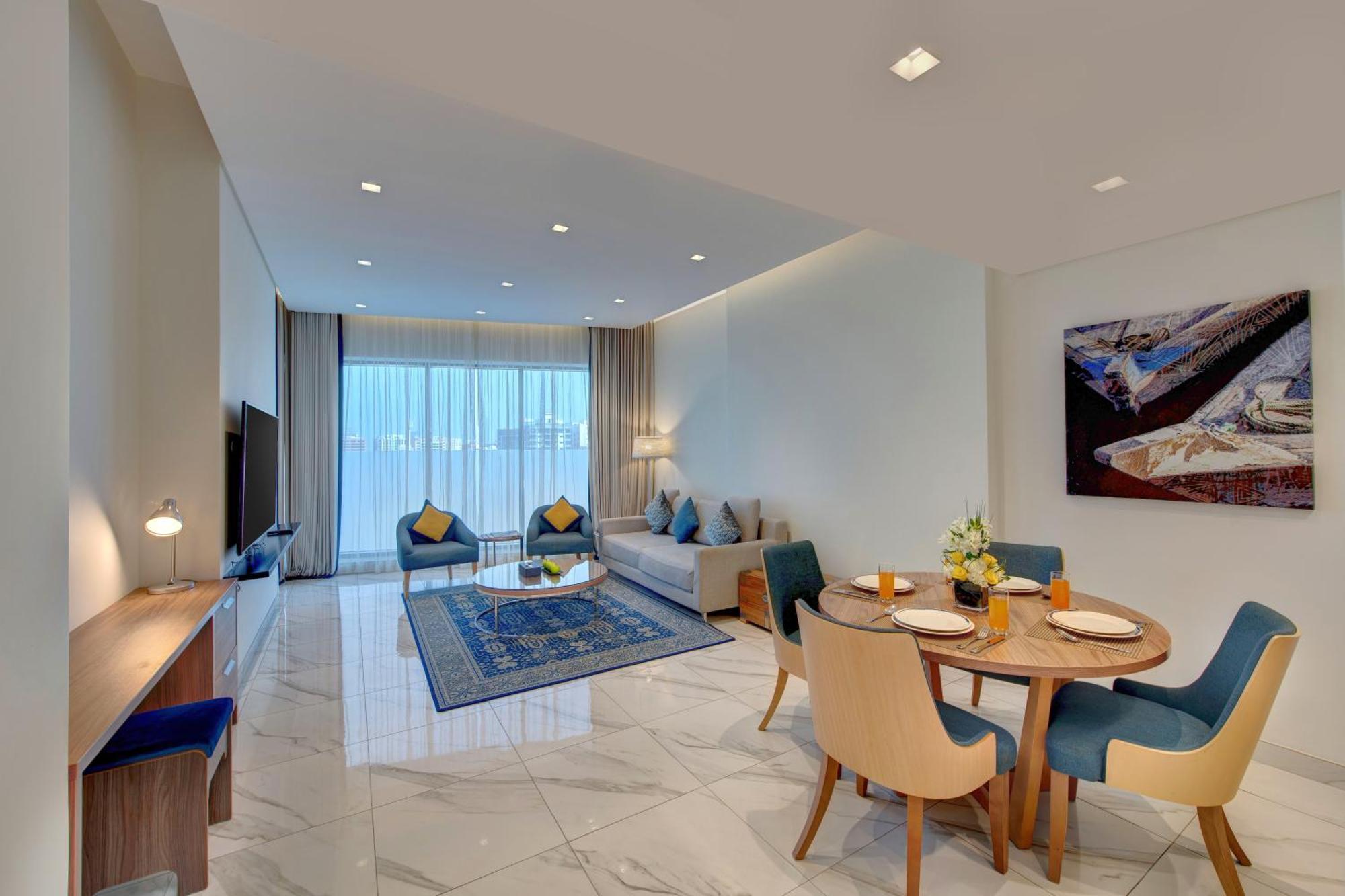 Suha Mina Rashid Hotel Apartments Dubai Eksteriør billede